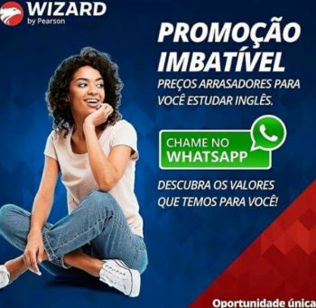 Promoções em curso de inglês e + idiomas - Wizard Idiomas