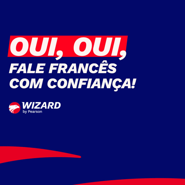 Ao estudar francês com o material e as aulas da Wizard, você aprende a falar, ouvir, ler e escrever no idioma para alcançar a fluência na língua francesa.